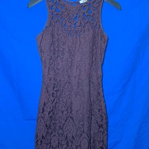BB Dakota Plum Lace Dress